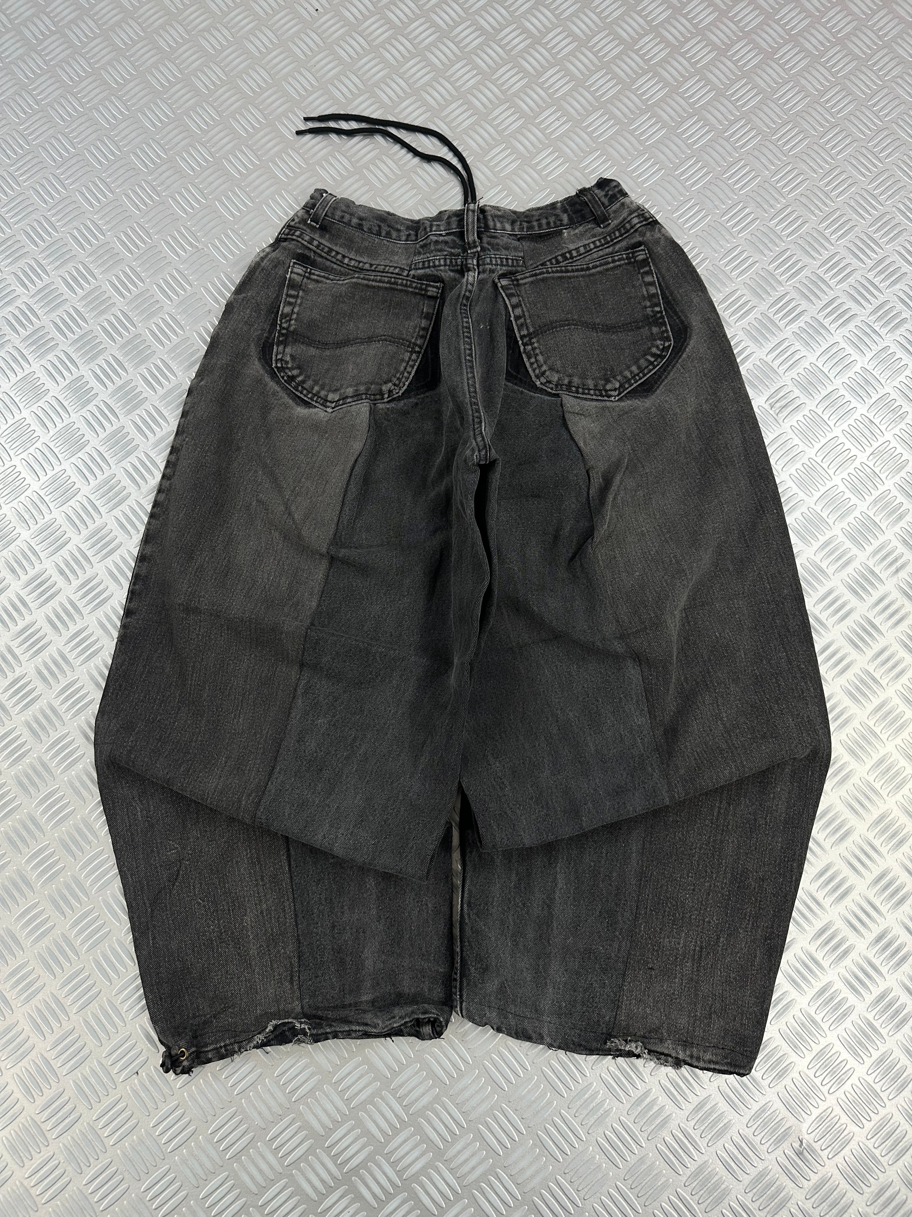 Balloon super baggy jeans handmade ( M)