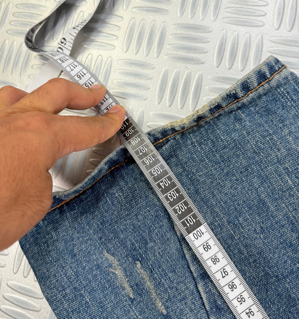 Vintage Japanese flared jeans  faded (M)