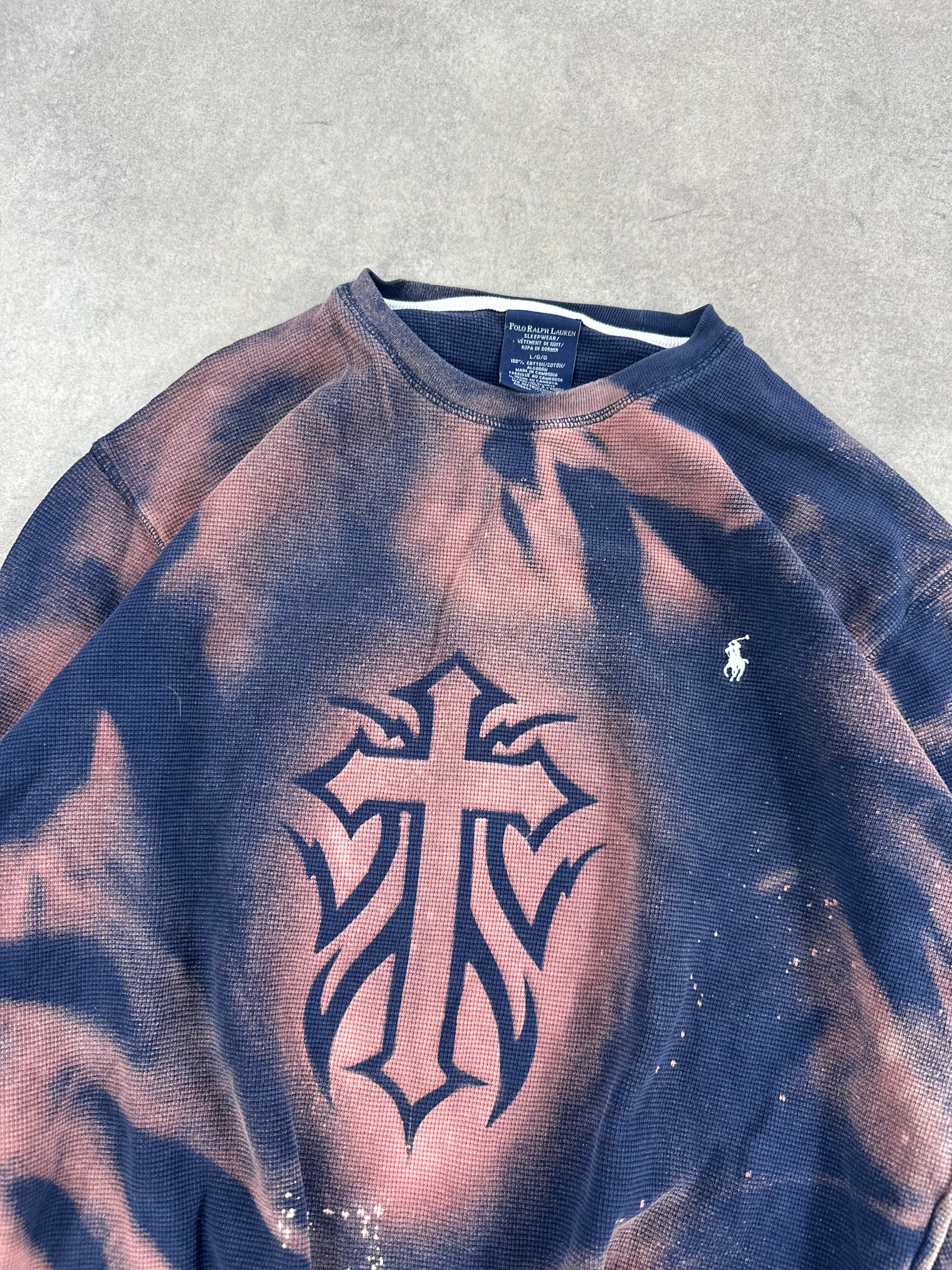 Vintage Polo Ralph Lauren Knitted Sweater custom (L)