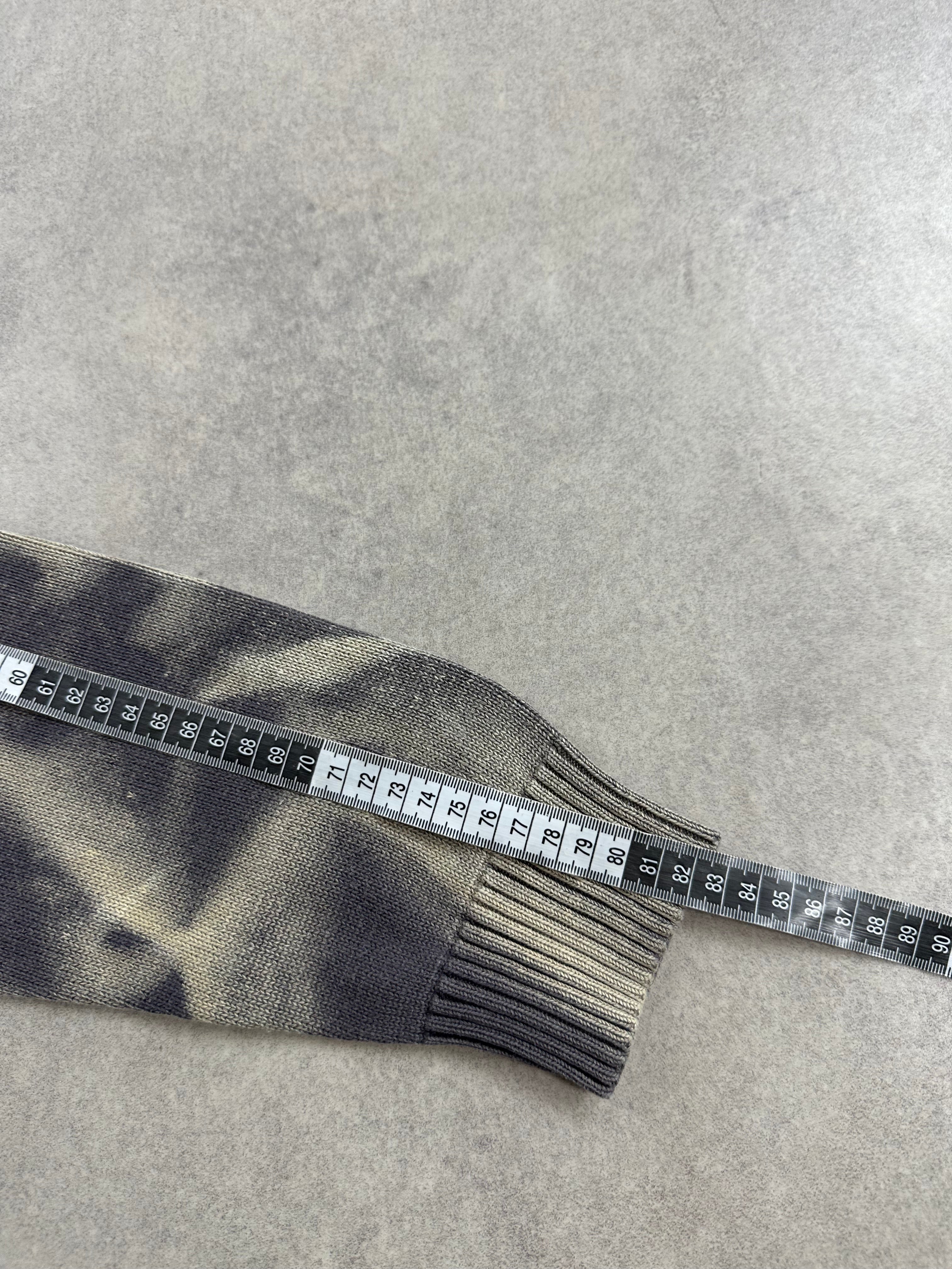 Full zip knitted sweater y2k custom 00’s (M)