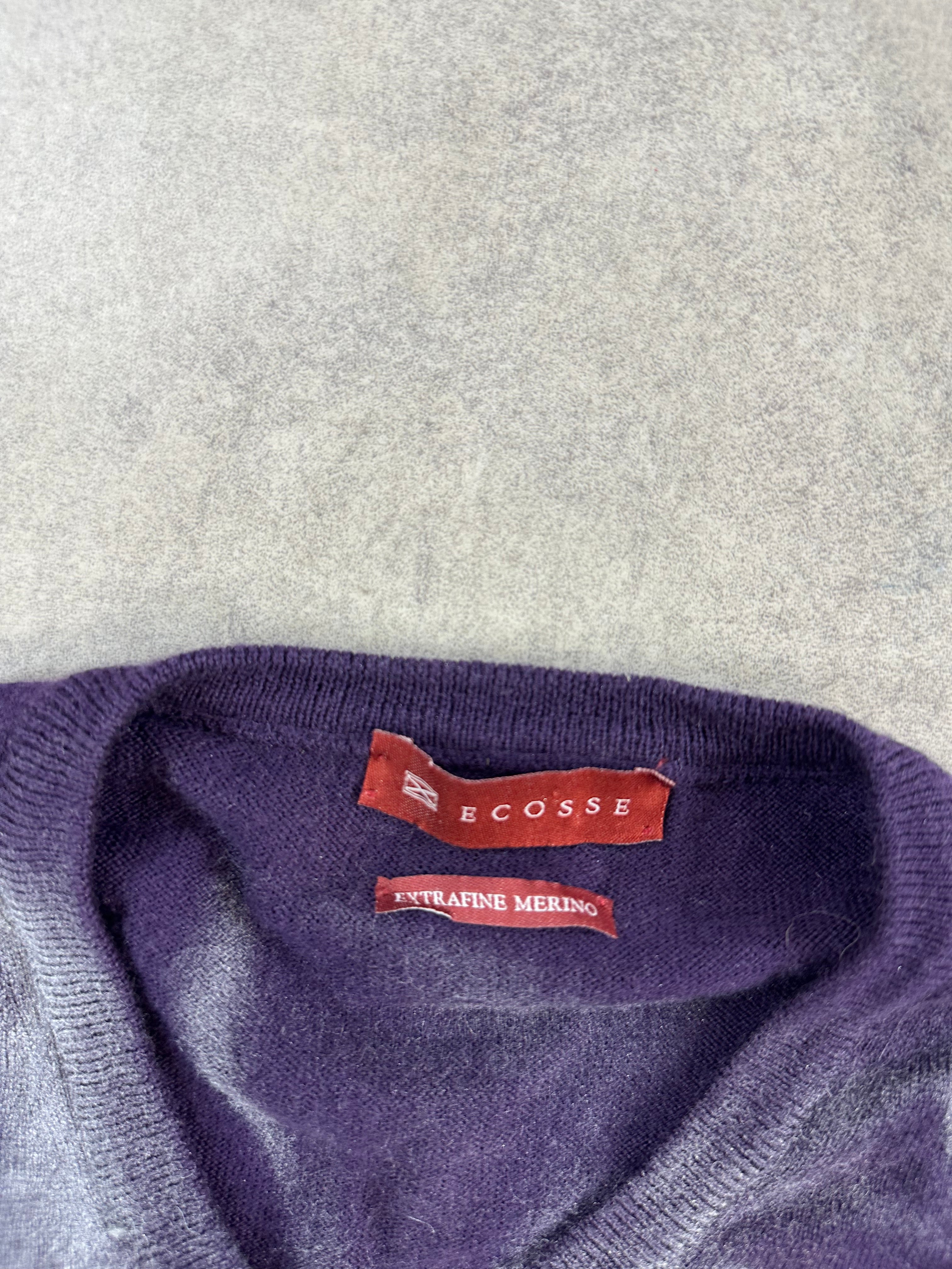 Vintage Knitted Ecosse Y2k Sweater custom (L)