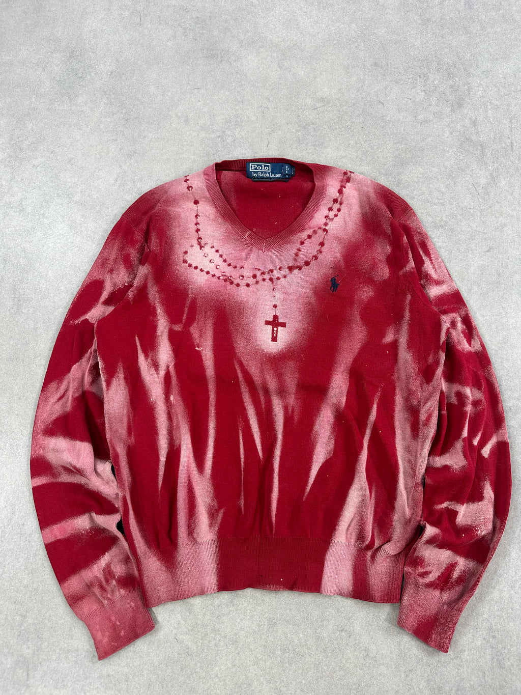 Polo Ralph Lauren sweater custom y2k 00’s (S)