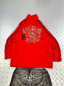 Japanese shift up jacket shibuya culture 90’s (L)