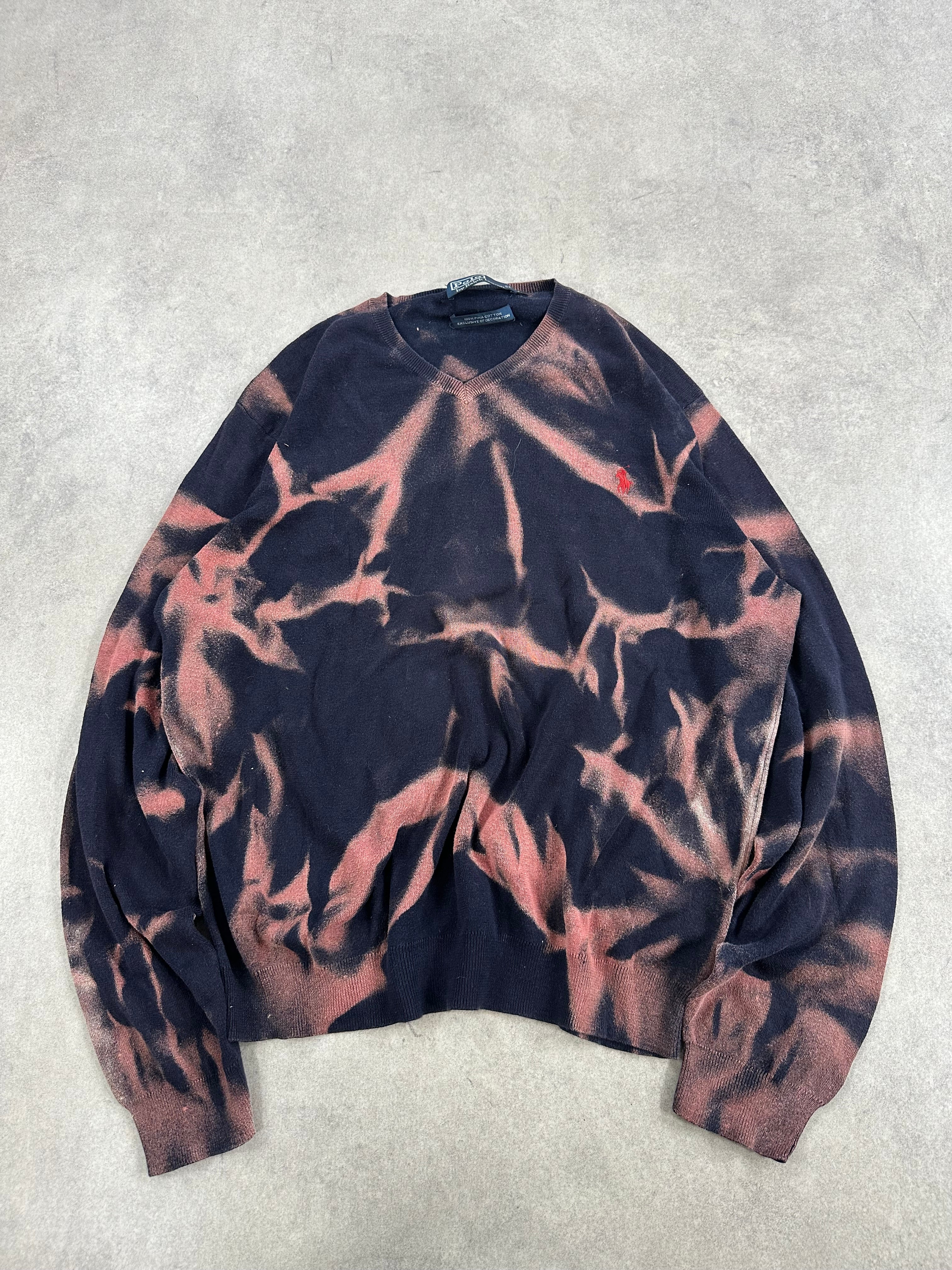 Polo Ralph Lauren sweater custom y2k (L)