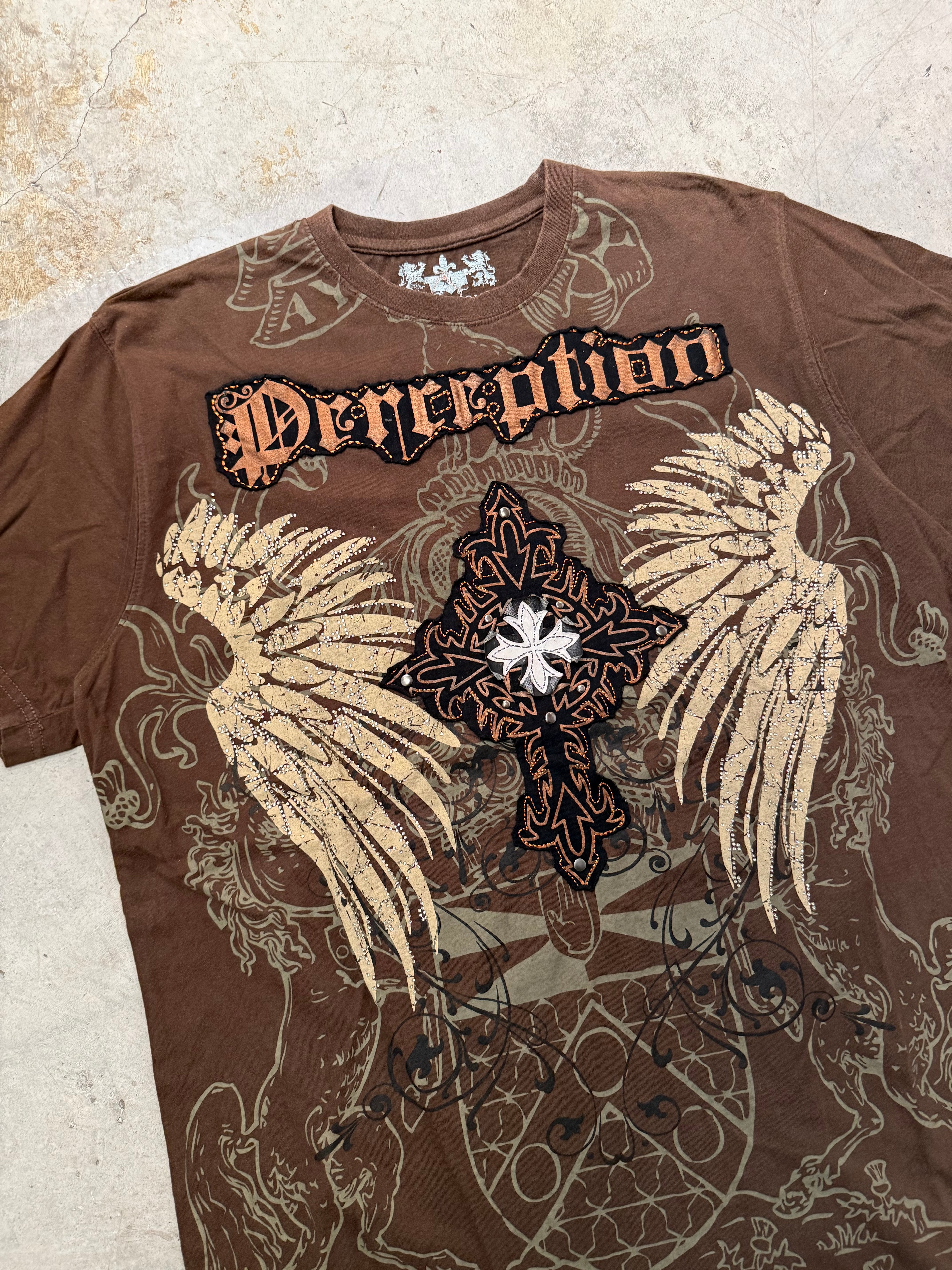 Vintage Redemption Y2k Affliction style T-Shirt (XL)