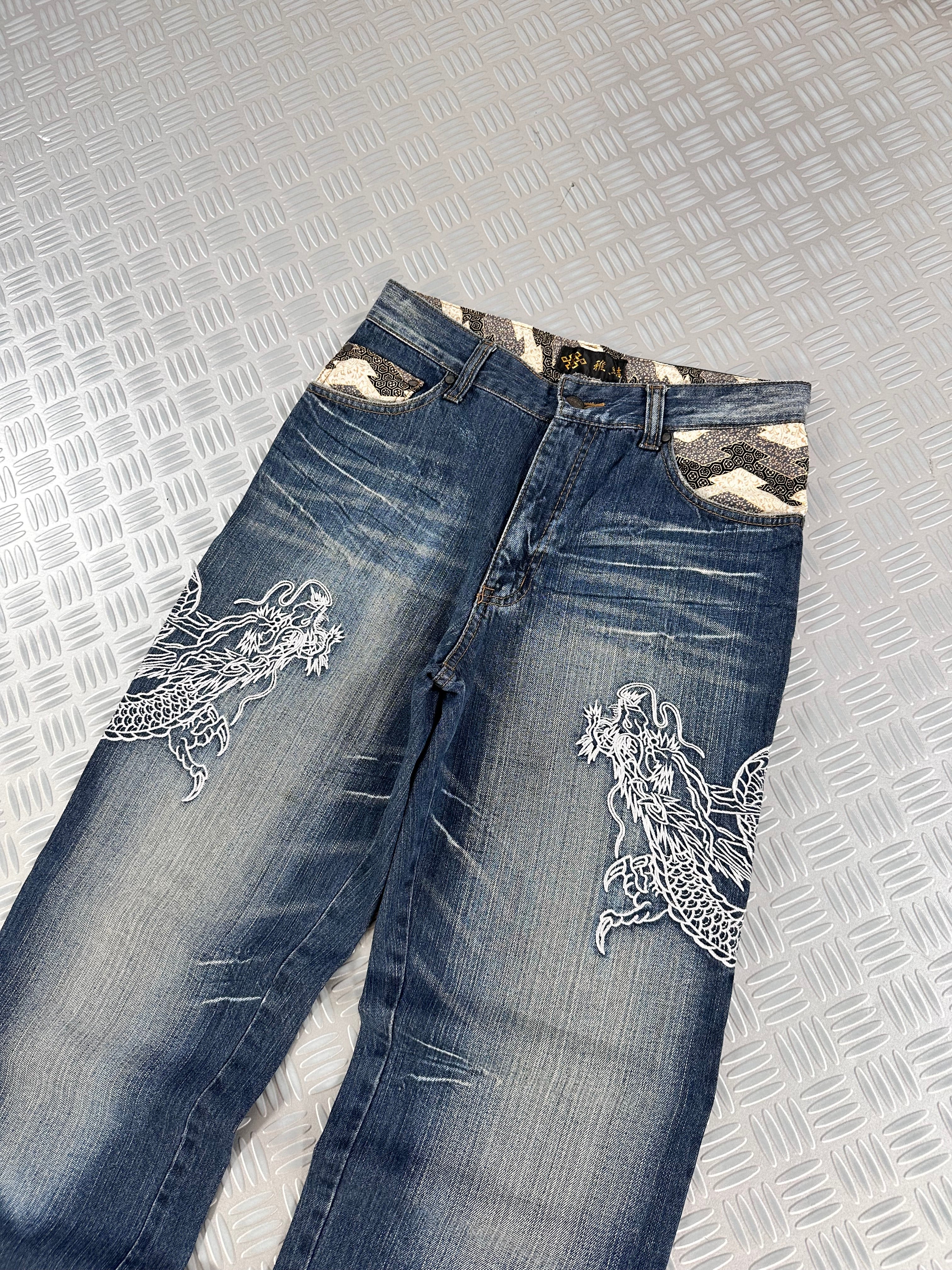 Karakuri tamashi jeans y2k archive  (M)