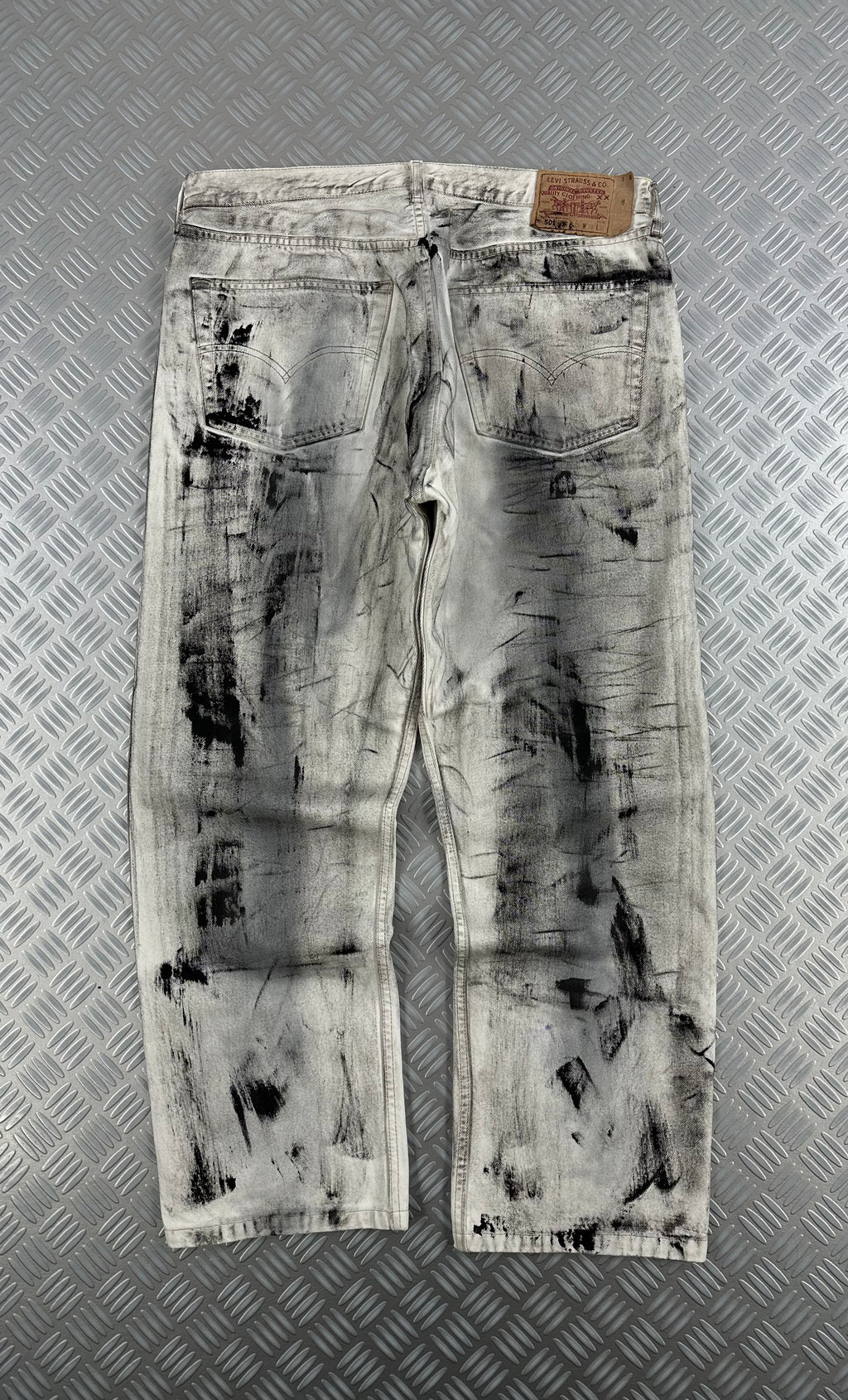 Vintage Levi’s 501 jeans handmade y2k style (XL)
