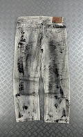 Vintage Levi’s 501 jeans handmade y2k style (XL)