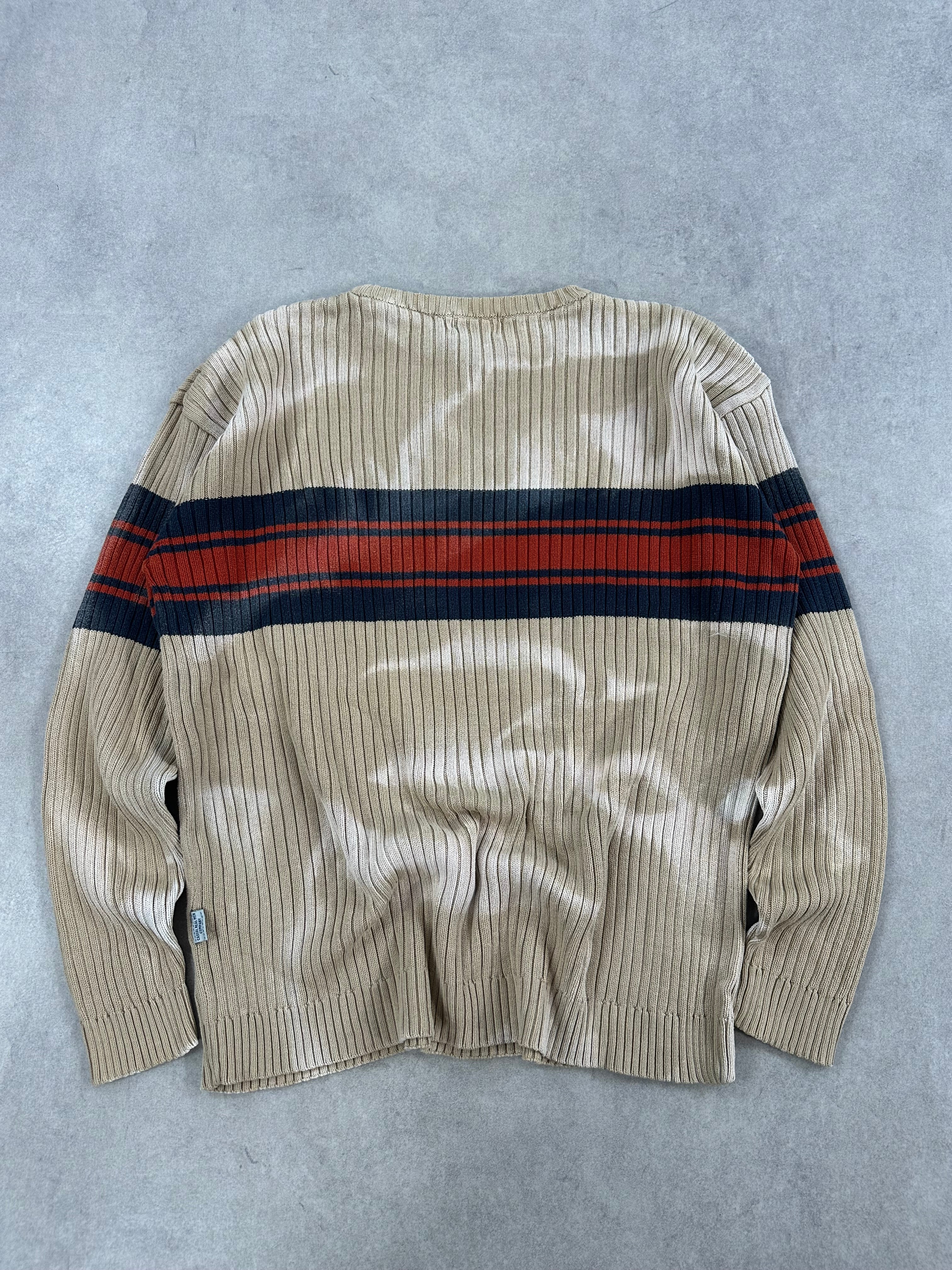 Vintage knitted sweater custom 00’s Y2K (XL)