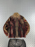 Vintage Burberry Distressed Full Zip Up Knitted Sweater (XL)