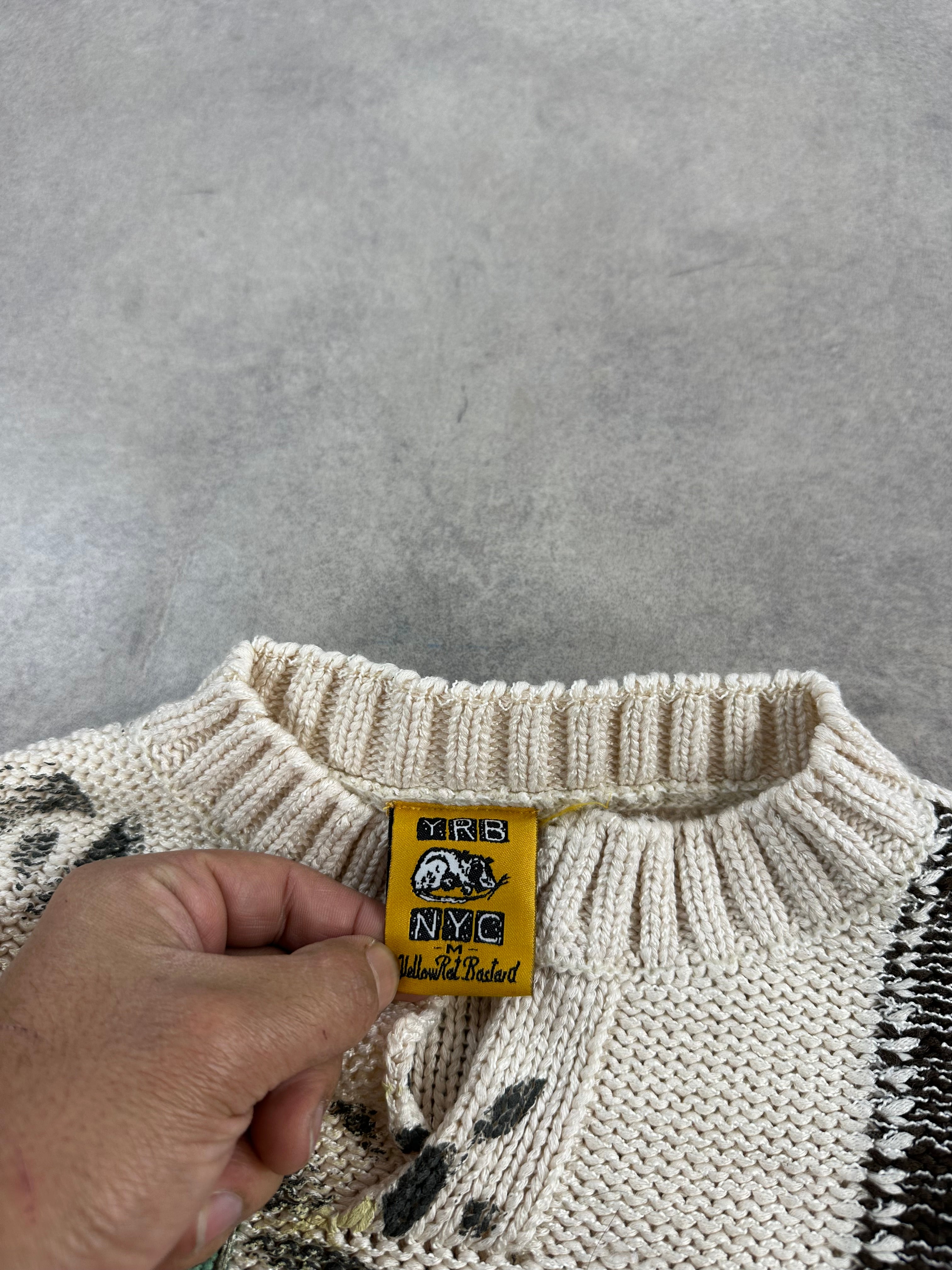 Knitted sweater y2k vintage 00’s (M)