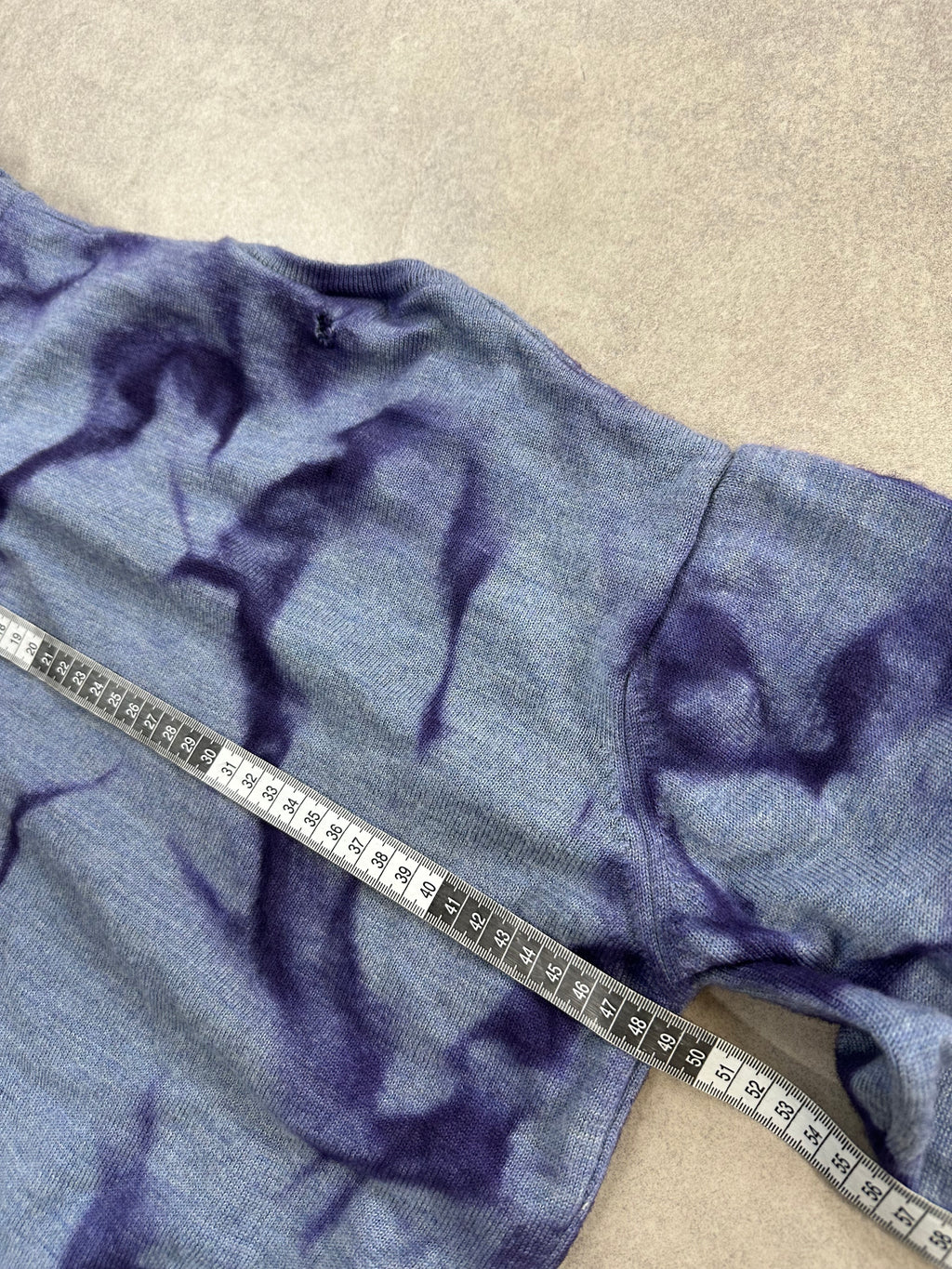 Lacoste disstresed custom wool sweater (L)