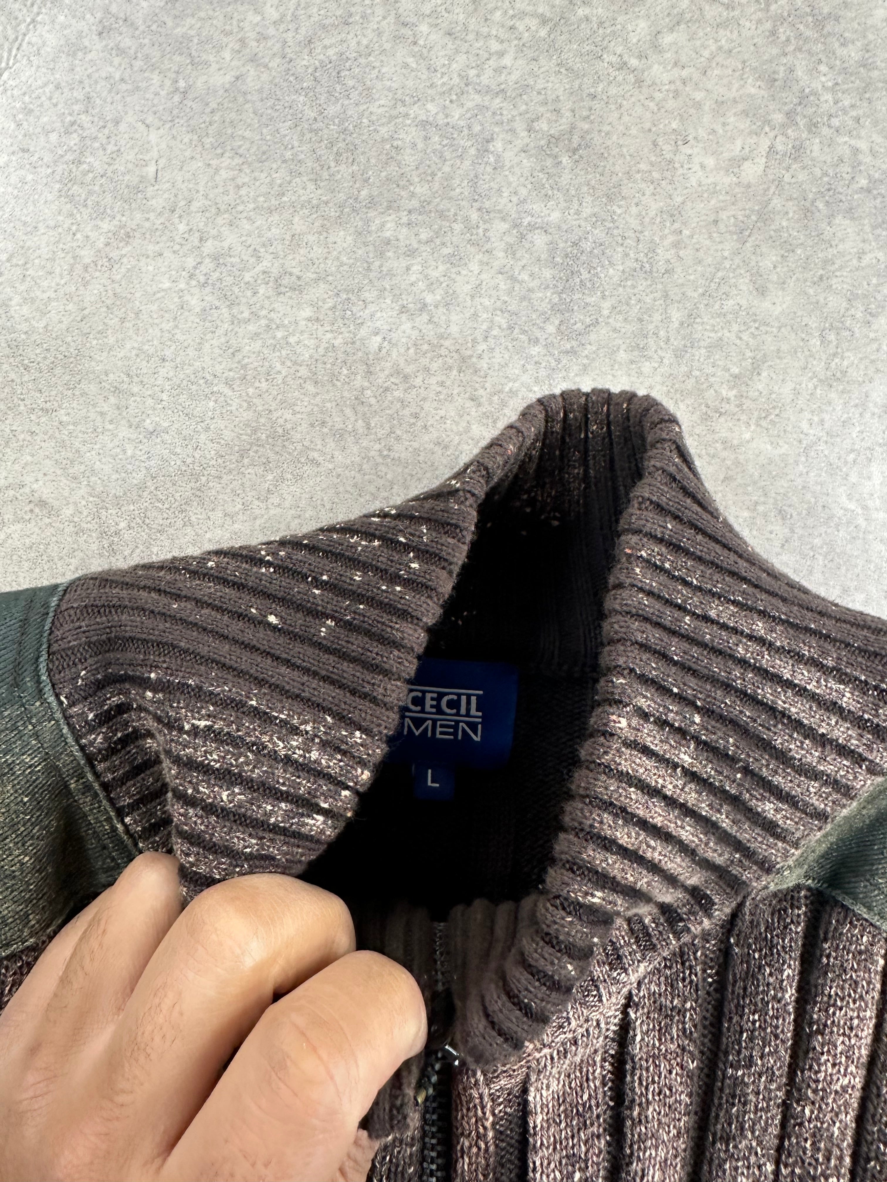 Knitted sweater vintage y2k custom (L)