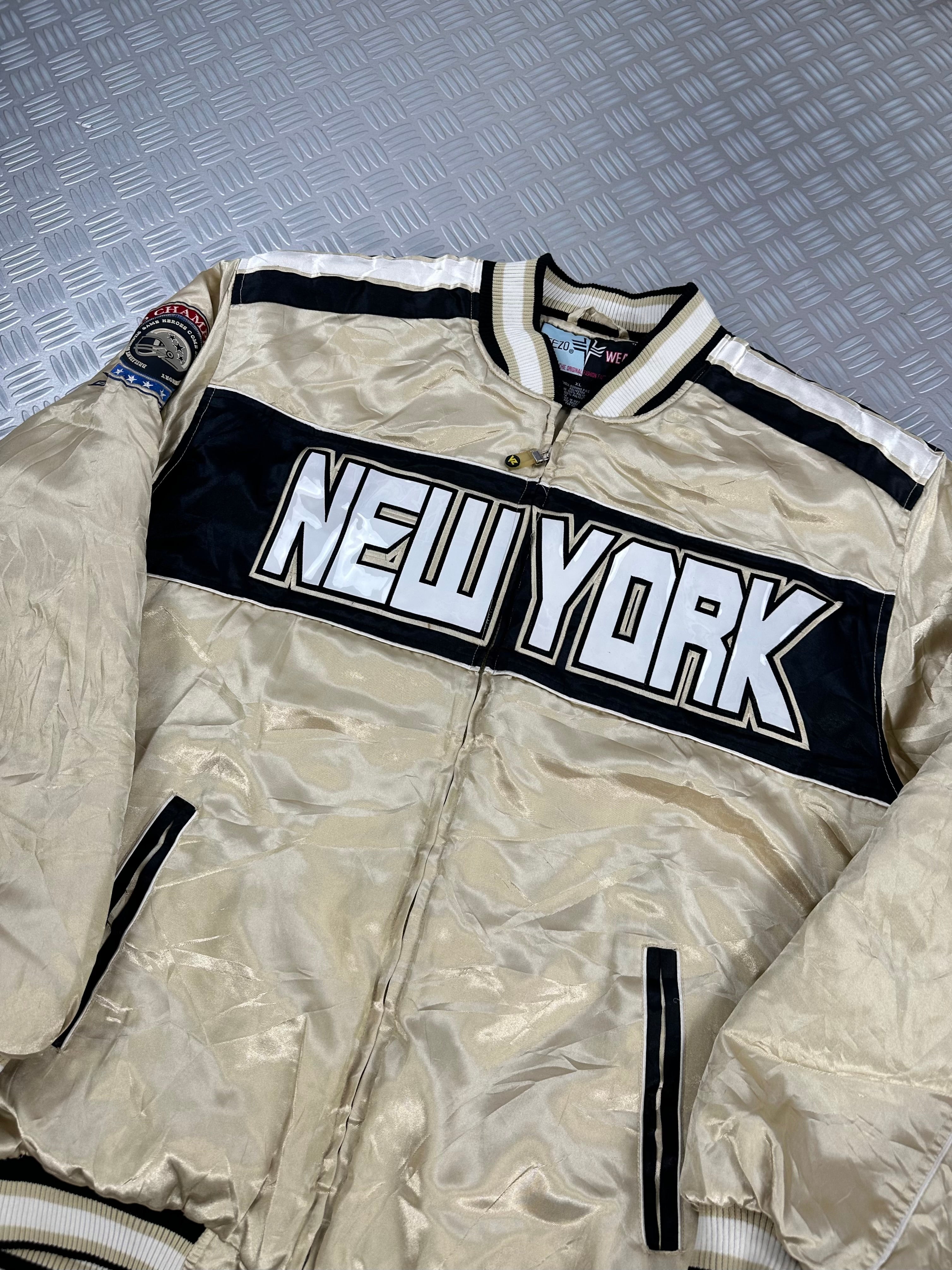 Vintage bomber jacket veezo wear embroidered (XL)