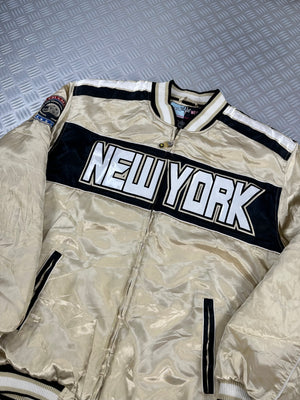 Vintage bomber jacket veezo wear embroidered (XL)