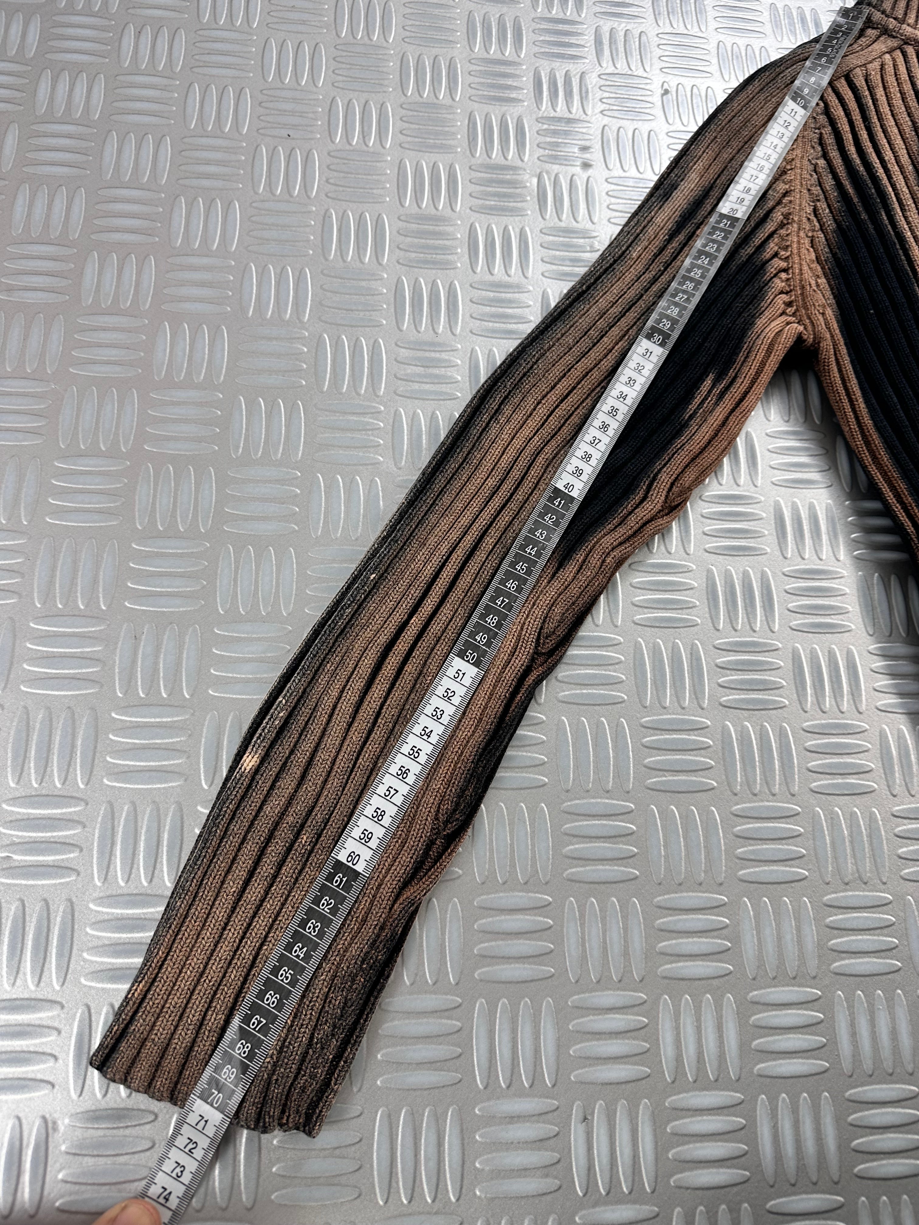 Handmade knitted sweater full zip (M)