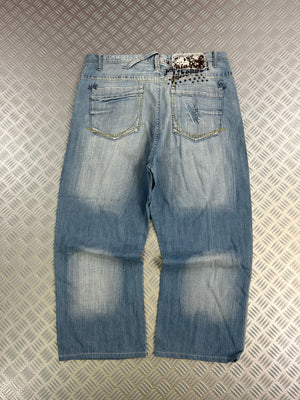 Akademiks Vintage Baggy Hip Hop Jeans 90s