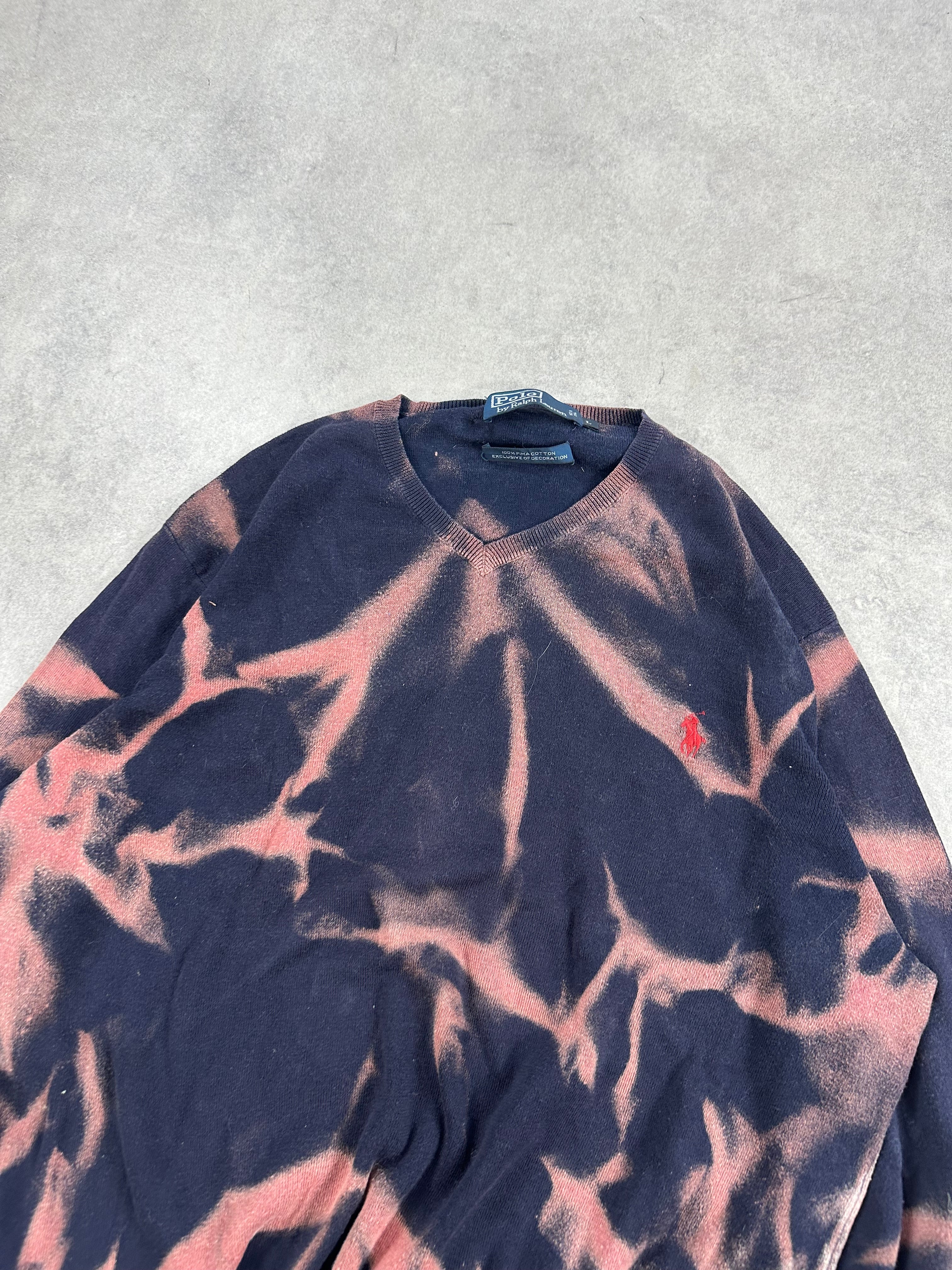 Polo Ralph Lauren sweater custom y2k (L)