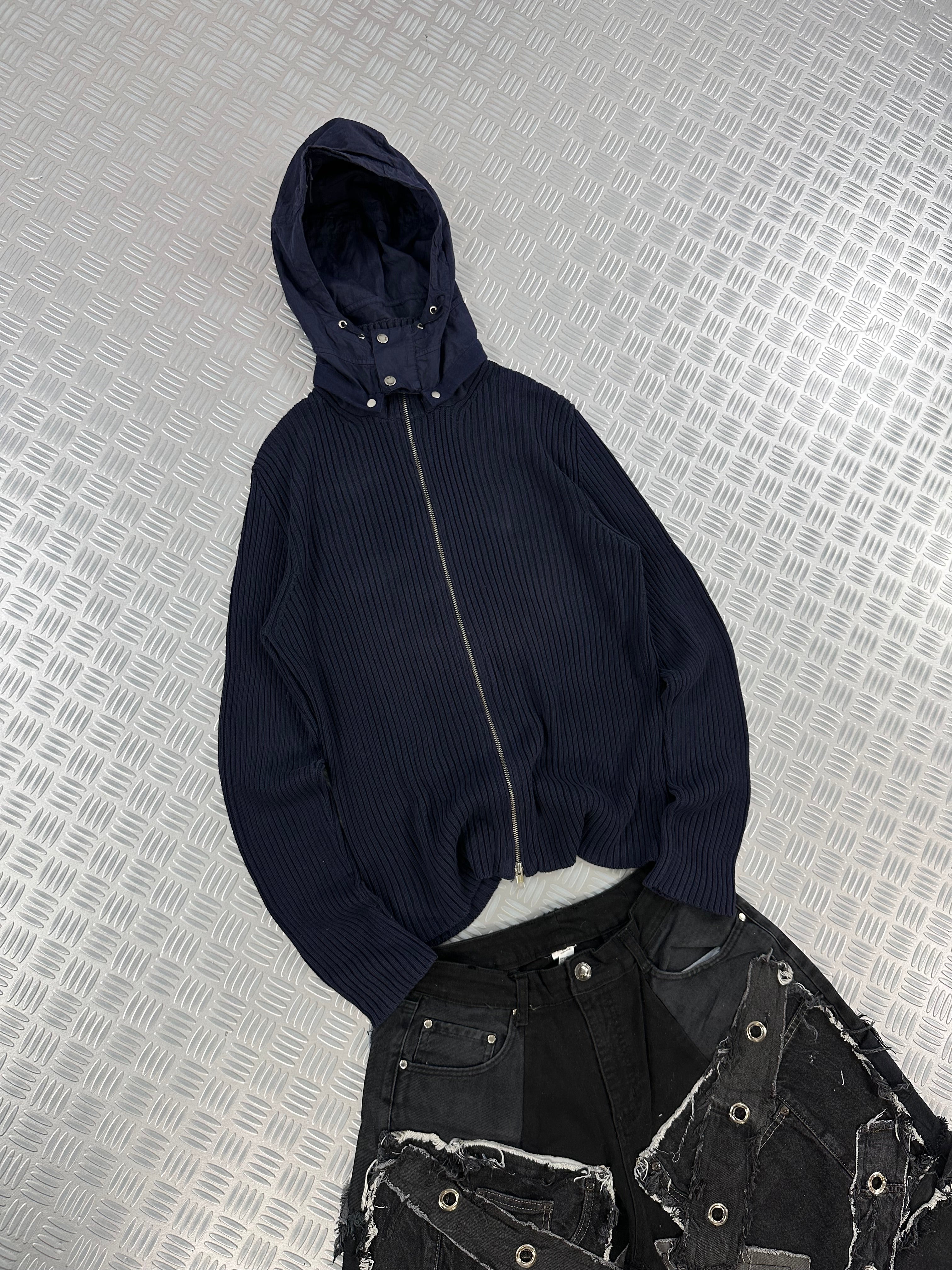 Knitted hooded sweater cp company vintage y2k