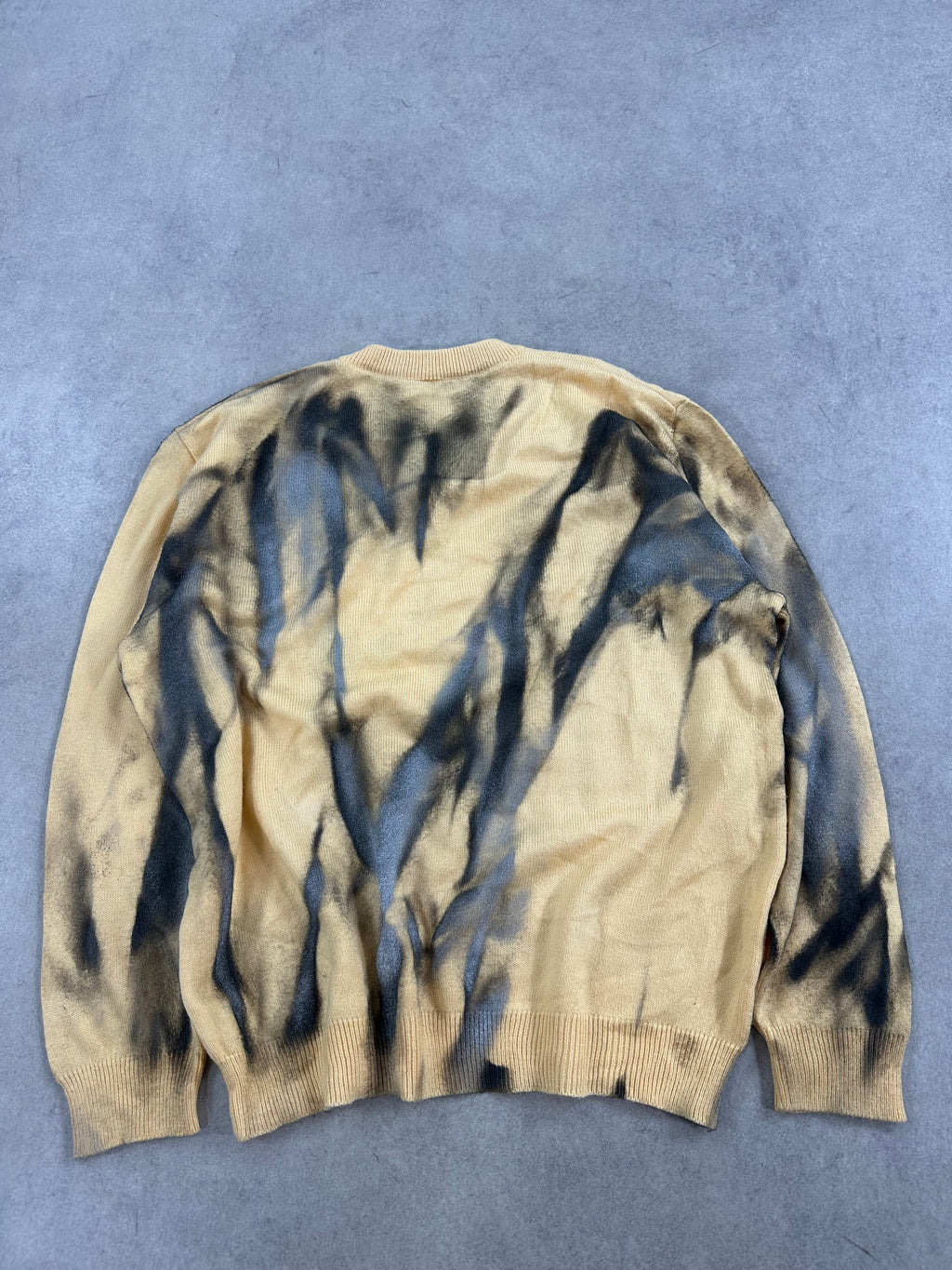 Y2k custom sweater knitted (M)