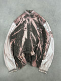 Adidas full zip sweater custom y2k (XL)
