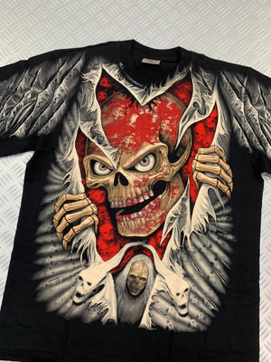 Red Skull y2k Rock Eagle T-shirt