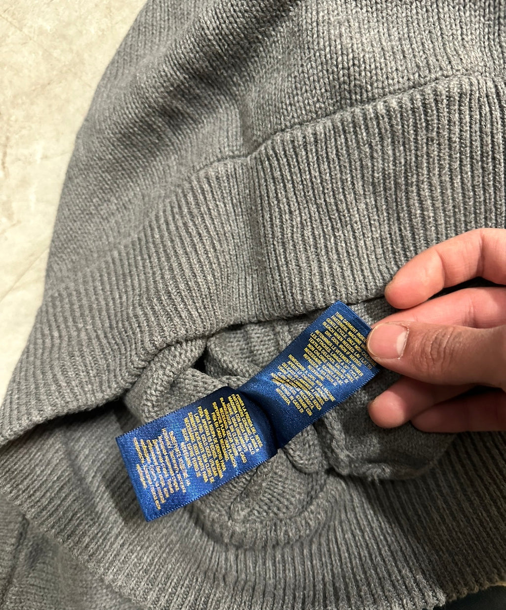 Vintage Ralph Lauren Full zip up Knitted Sweater (S)