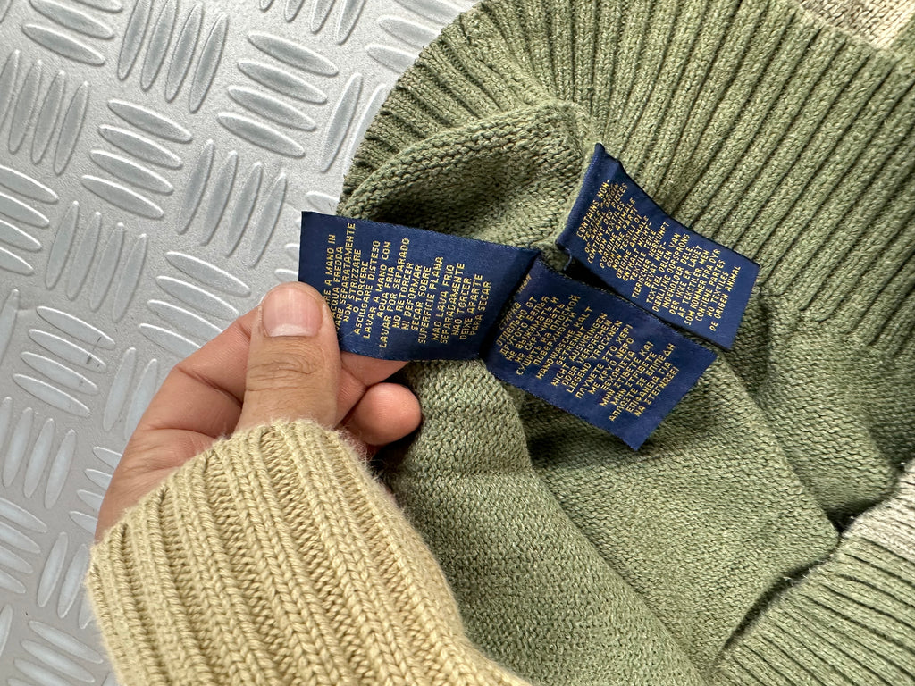 Polo Ralph Lauren mid zip sweater handmade (M)