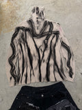 Vintage Knitted Y2k Sweater custom (XL)