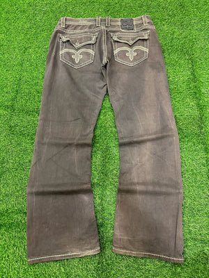 Rock Revival Grey Faded Jeans