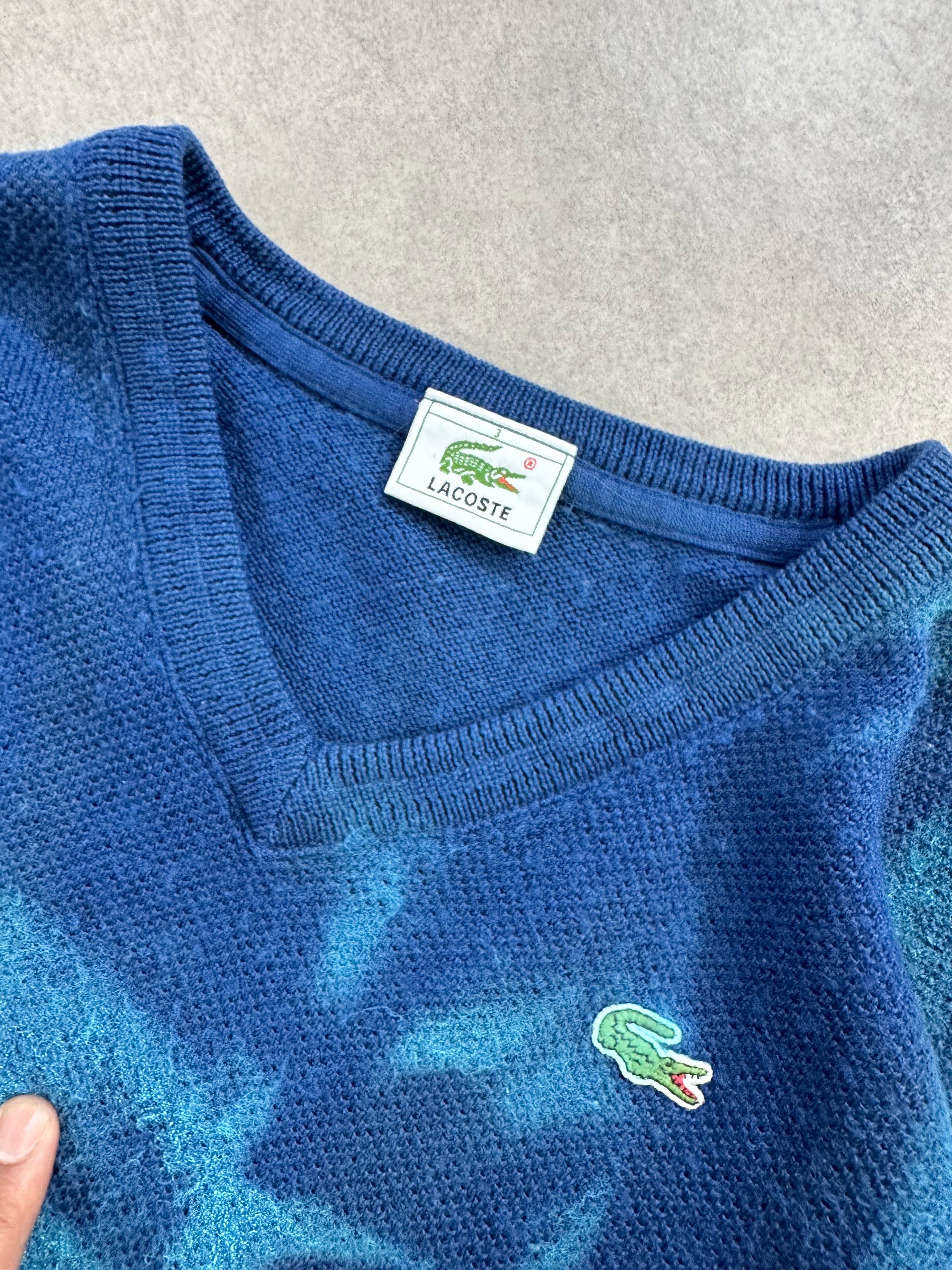 Lacoste knitted wool sweater vintage custom (S)