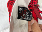 Vintage graphic shirt red ape tribal printed (XL)