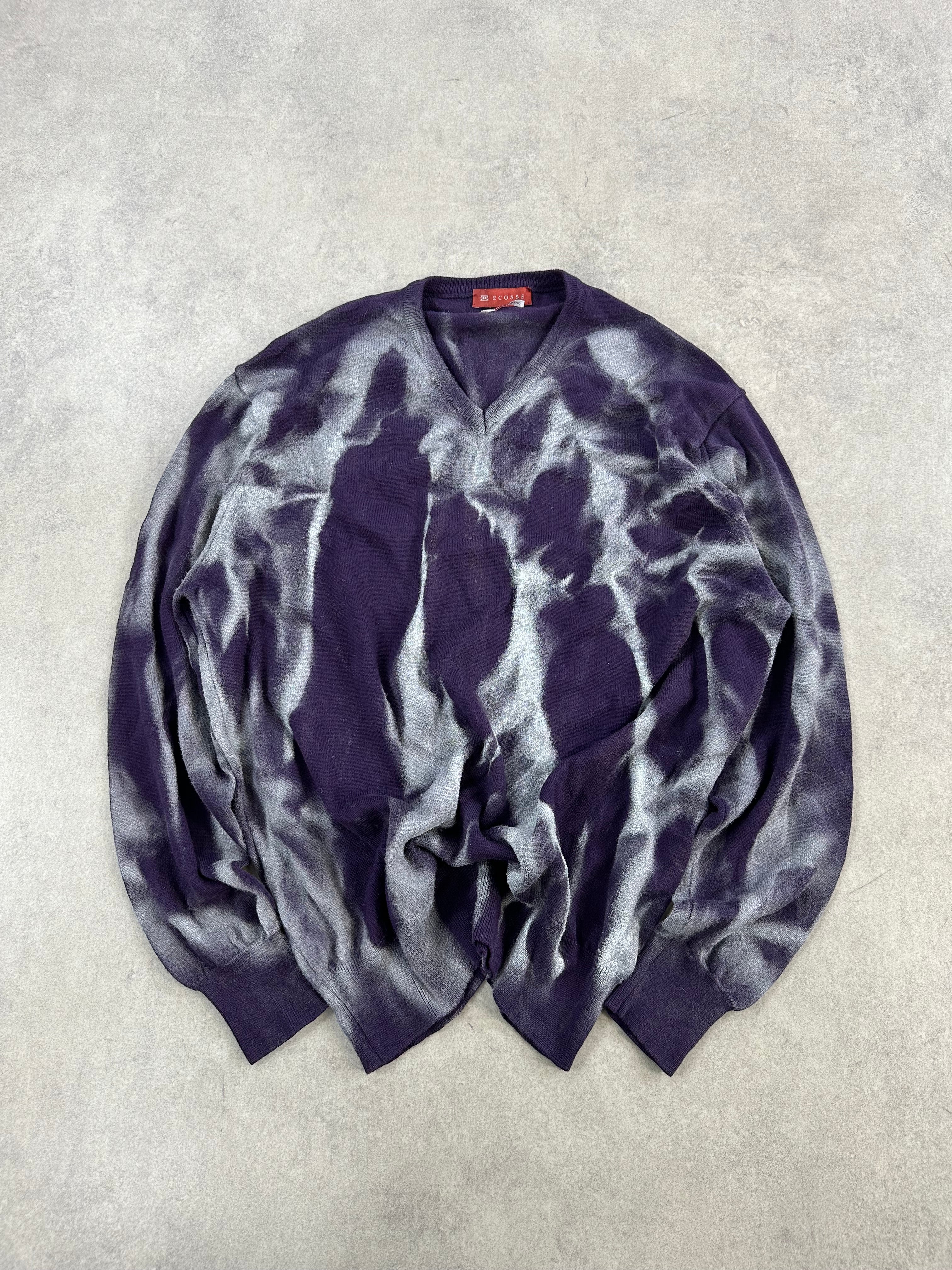Vintage Knitted Ecosse Y2k Sweater custom (L)