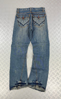 Vintage Japanese flared jeans  faded (M)