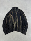 Full zip knitted sweater custom 00’s (S)