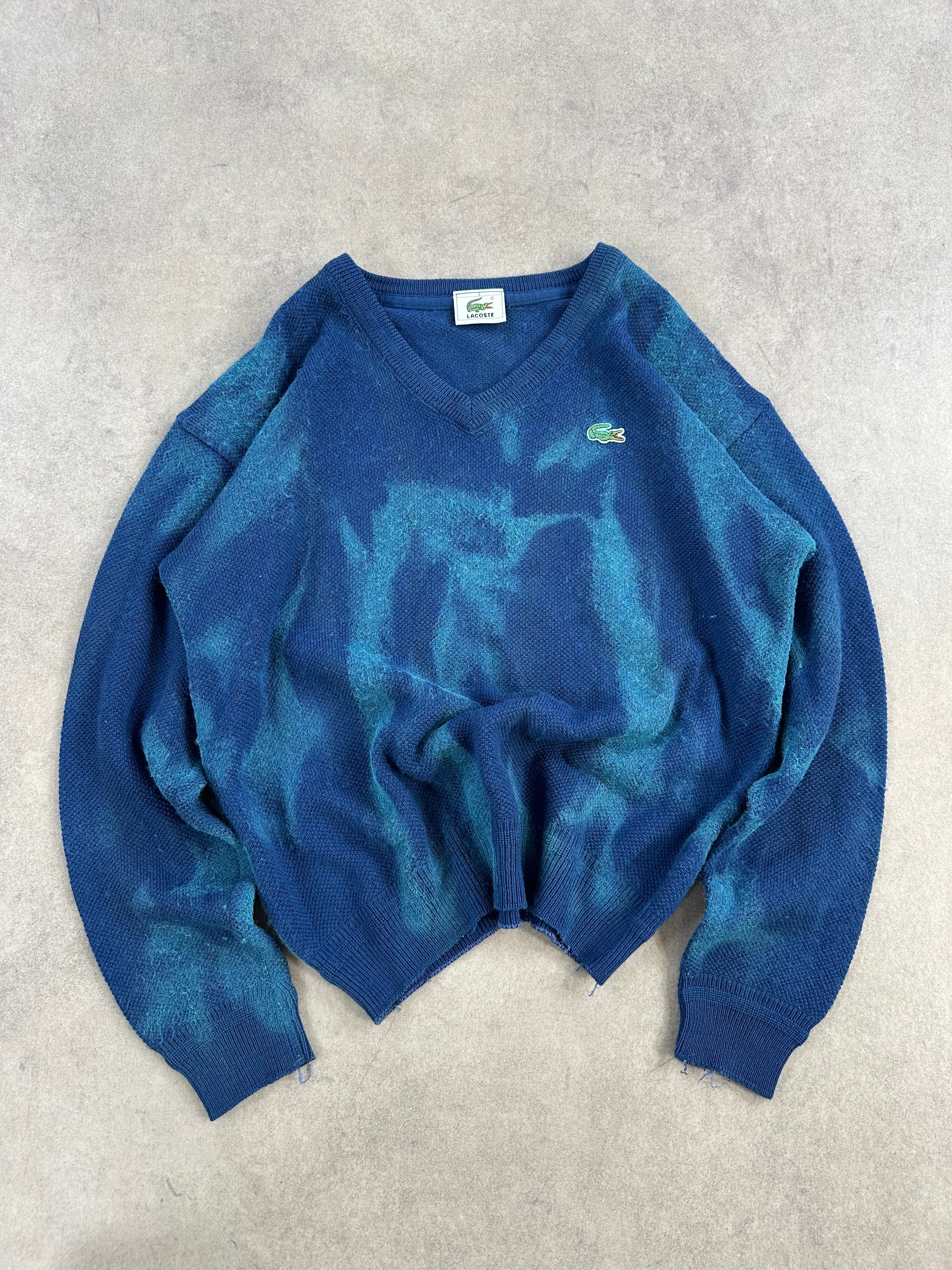 Lacoste knitted wool sweater vintage custom (S)