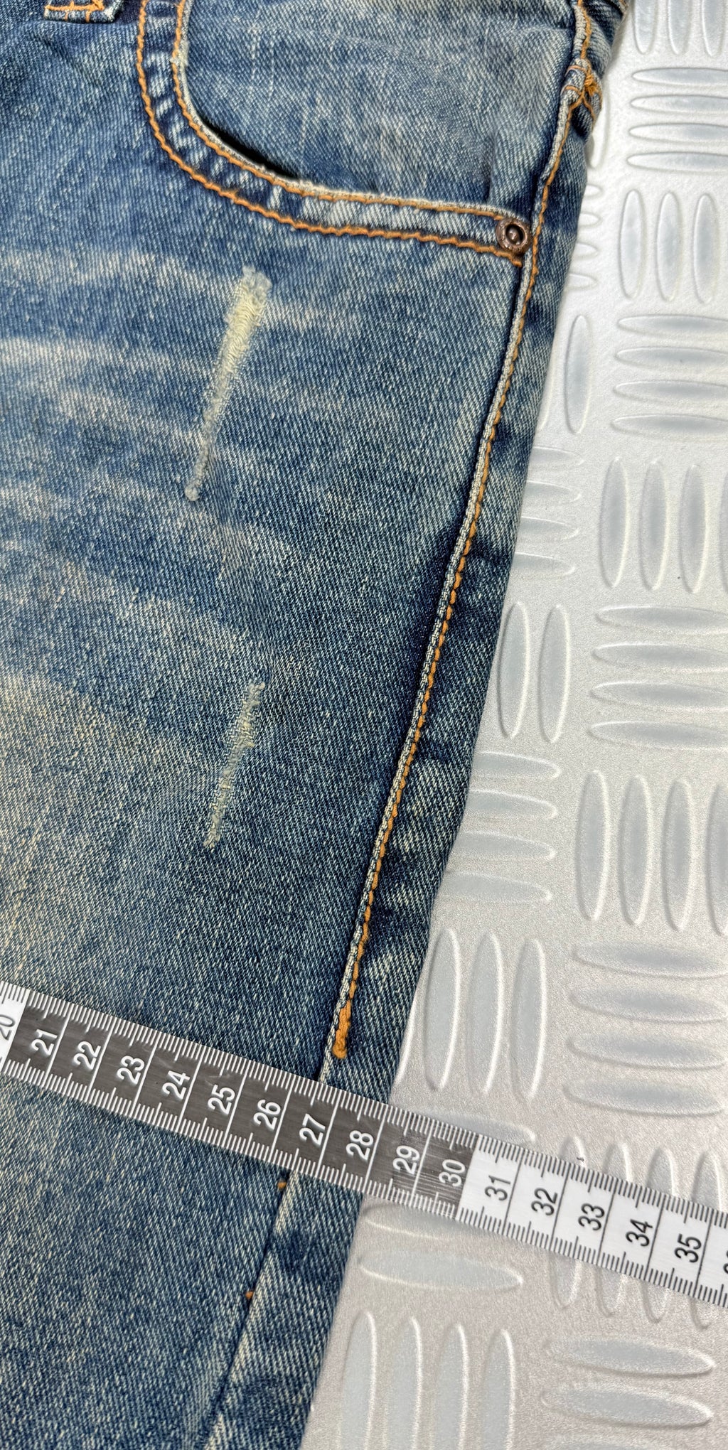 Vintage Japanese flared jeans  faded (M)