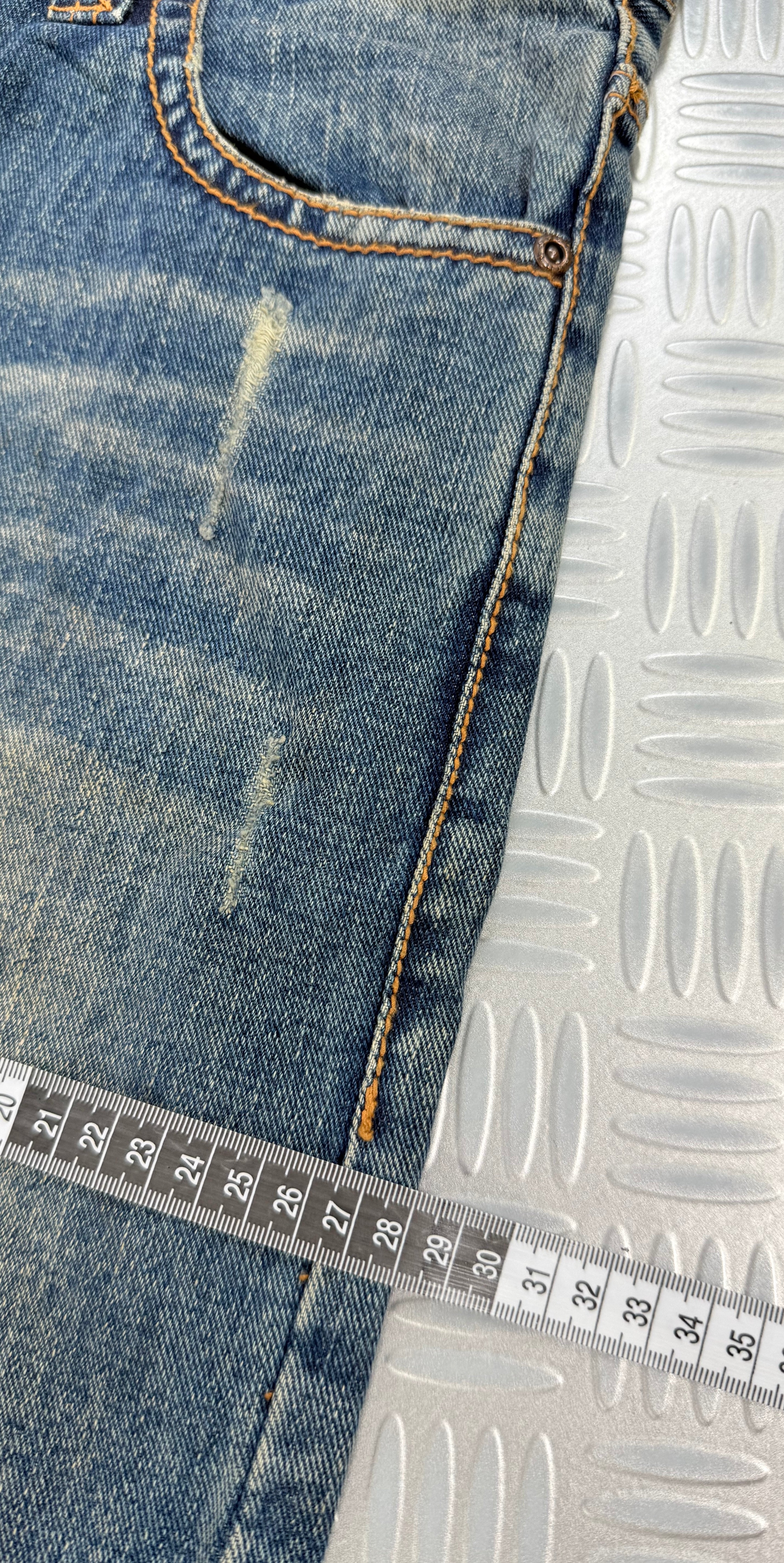 Vintage Japanese flared jeans  faded (M)