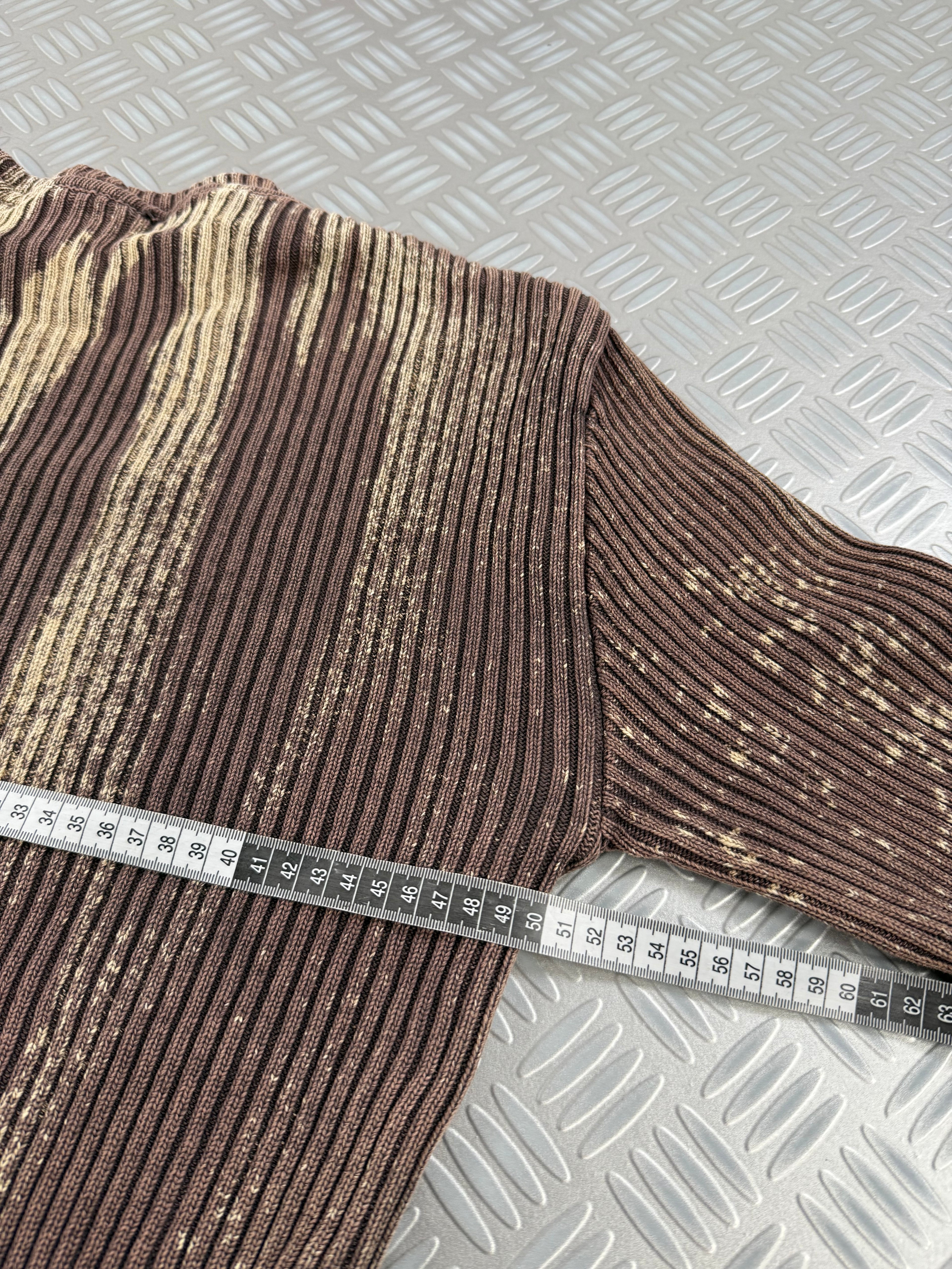 Vintage Y2k Knitted Bleached Sweater (S)