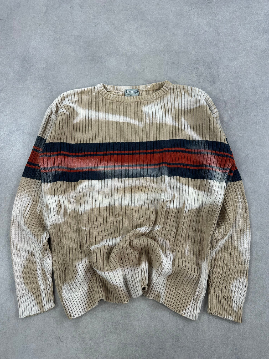 Vintage knitted sweater custom 00’s Y2K (XL)