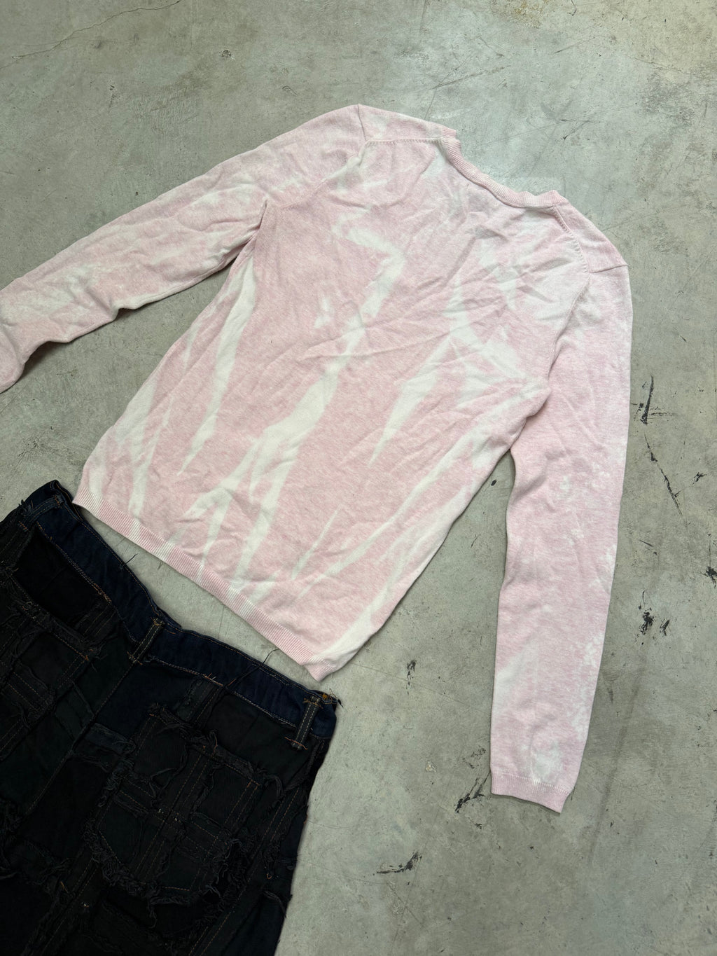 Vintage Tommy Hilfiger Y2k Knitted Sweater bleached (S)