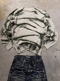 Vintage Knitted Y2k Sweater custom (L)