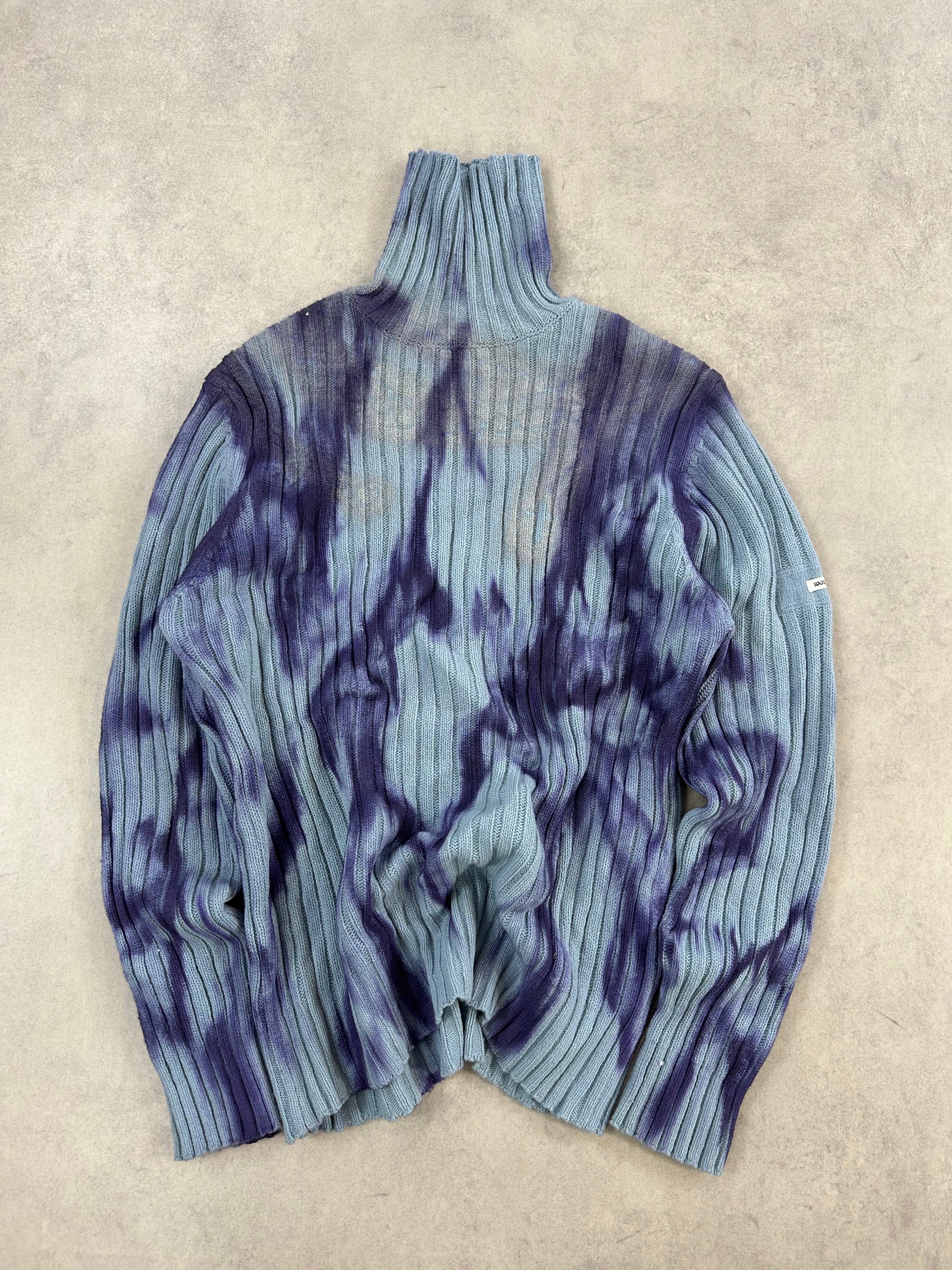 Vintage Knitted Y2k Sweater custom (M)