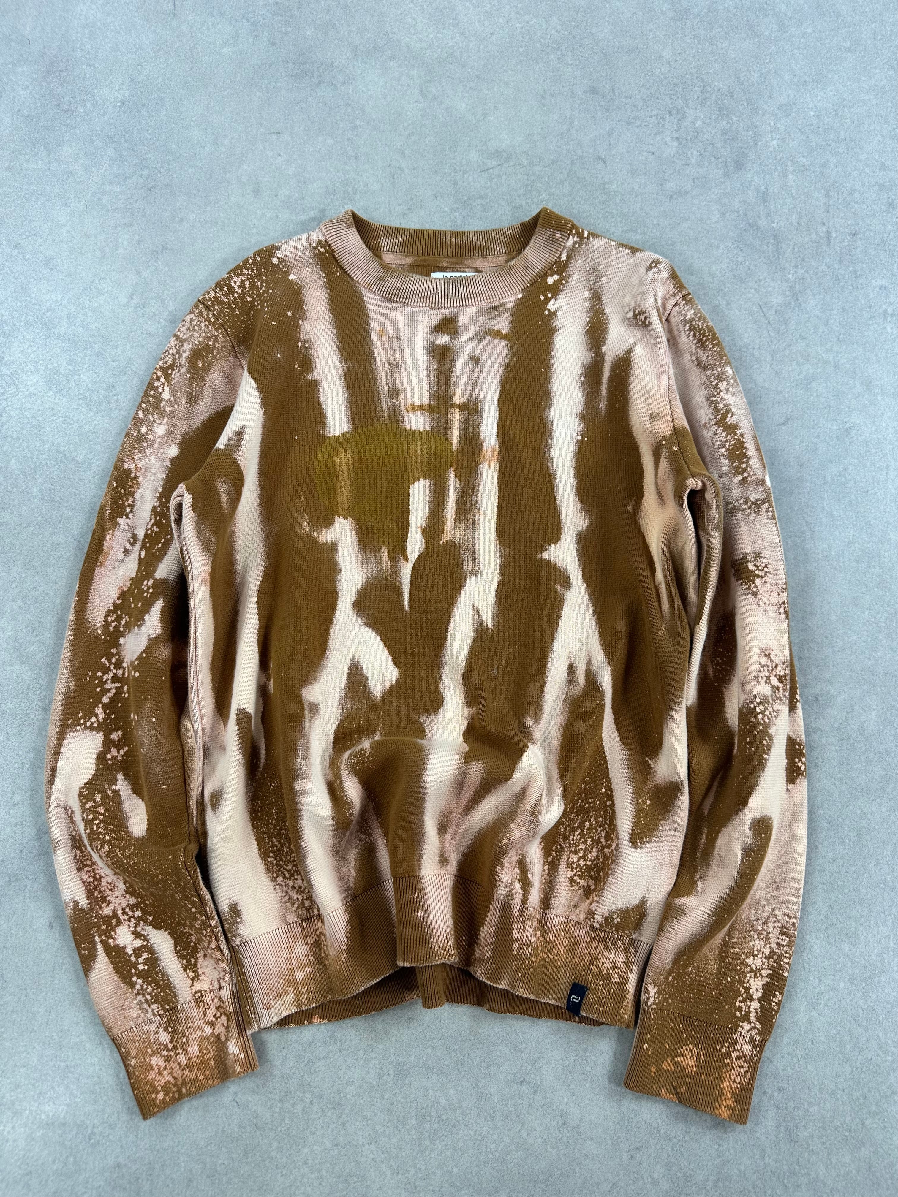 Knitted sweater custom vintage y2k (M)