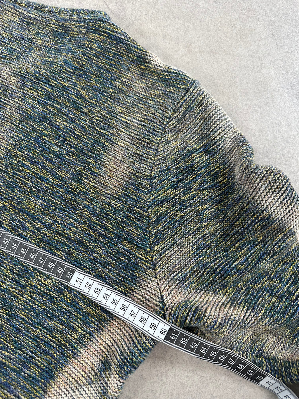 Vintage Y2k Knitted Bleached sweater custom (XL)