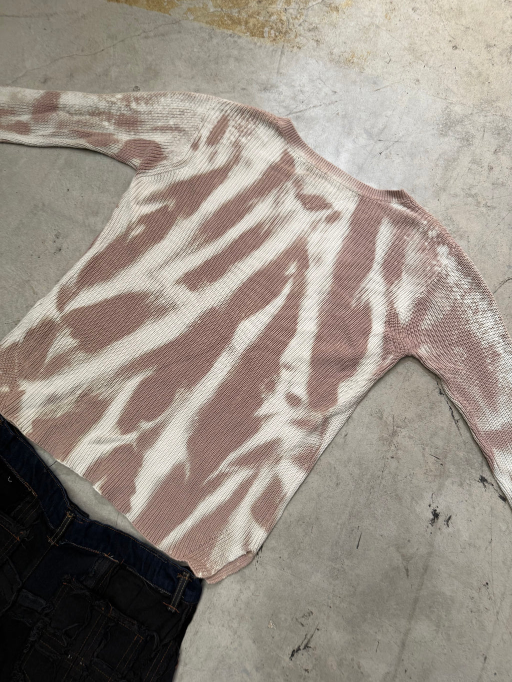 Vintage Tommy Hilfiger Bleached Knitted Sweater (M)