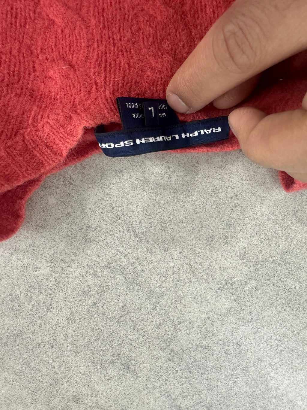 Vintage polo Ralph Lauren knitted sweater women (L)