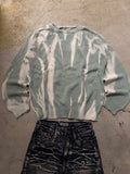 Vintage Knitted Y2k Bleached Sweater (L)