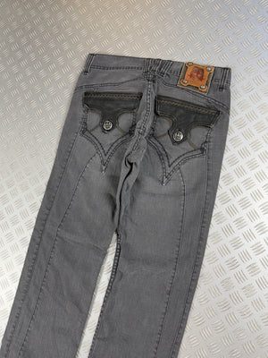 Vintage Tribal y2k Japanese Jeans (40)