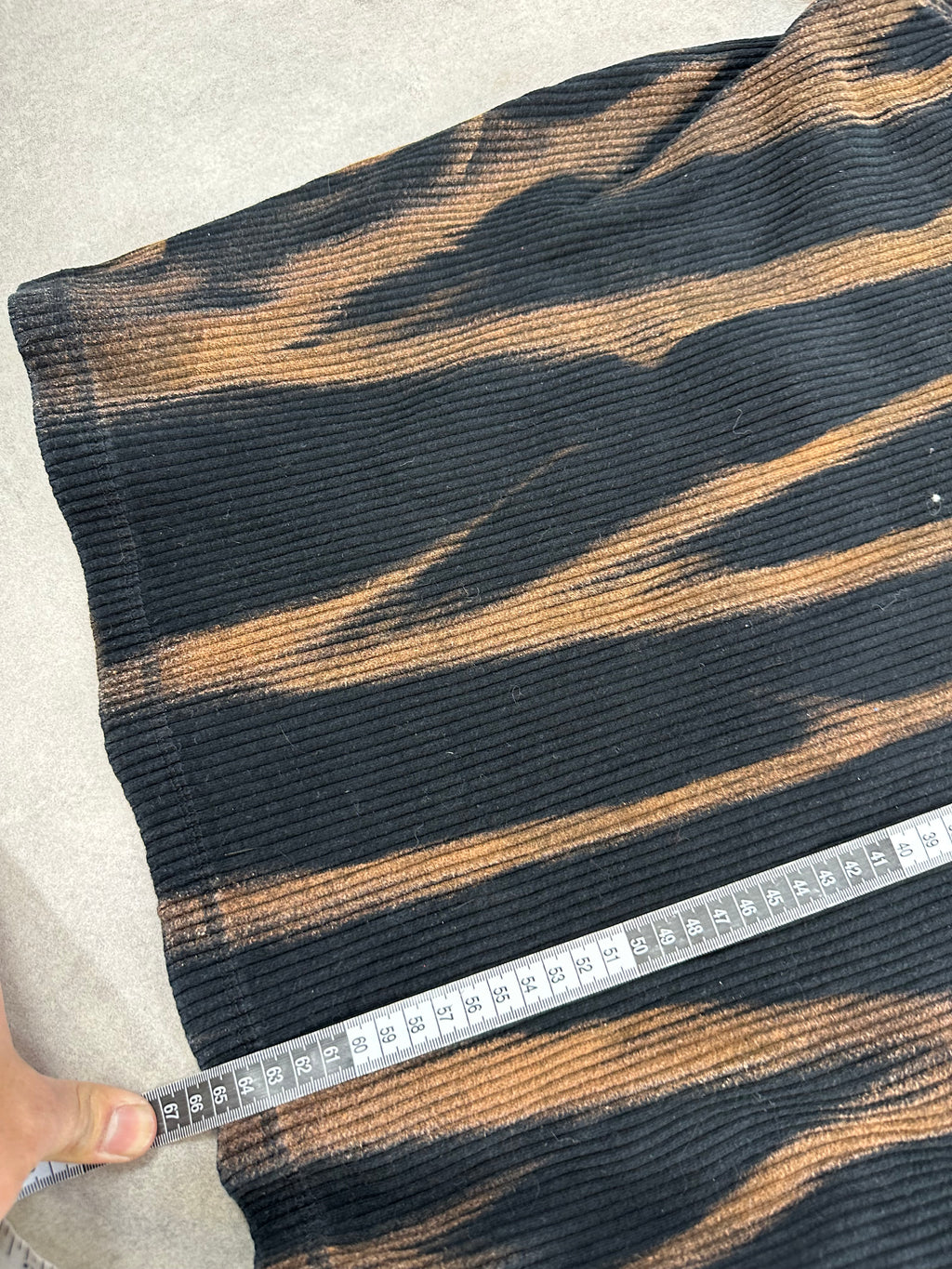 Vintage Knitted Y2k Bleached Sweater custom (L)